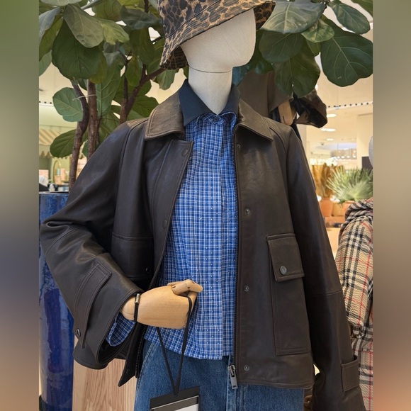 Weekend Max Mara Berbice Leather Jacket